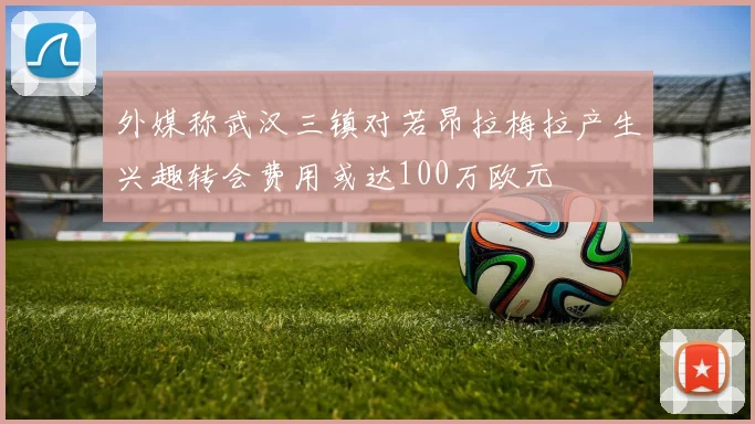 外媒称武汉三镇对若昂拉梅拉产生兴趣转会费用或达100万欧元